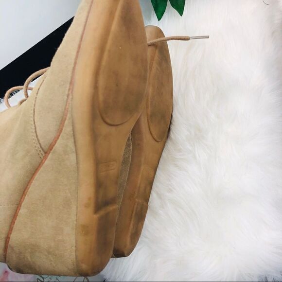 Coach | suede wedges sz 10B‎ - Picture 4 of 5